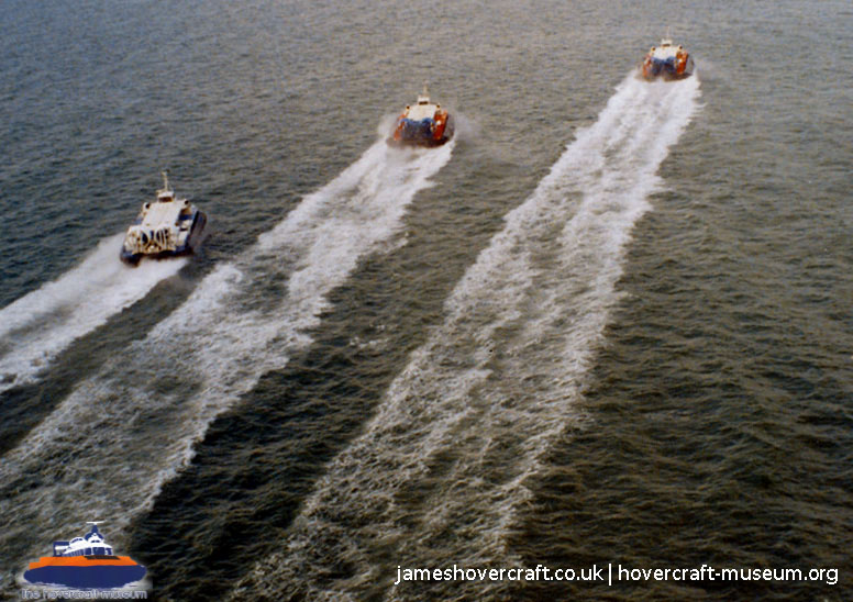 AP1-88 hovercraft promotional day by BHC -  (credit: The <a href='http://www.hovercraft-museum.org/' target='_blank'>Hovercraft Museum Trust</a>).